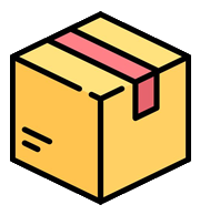 Ícone de caixa representando variedade